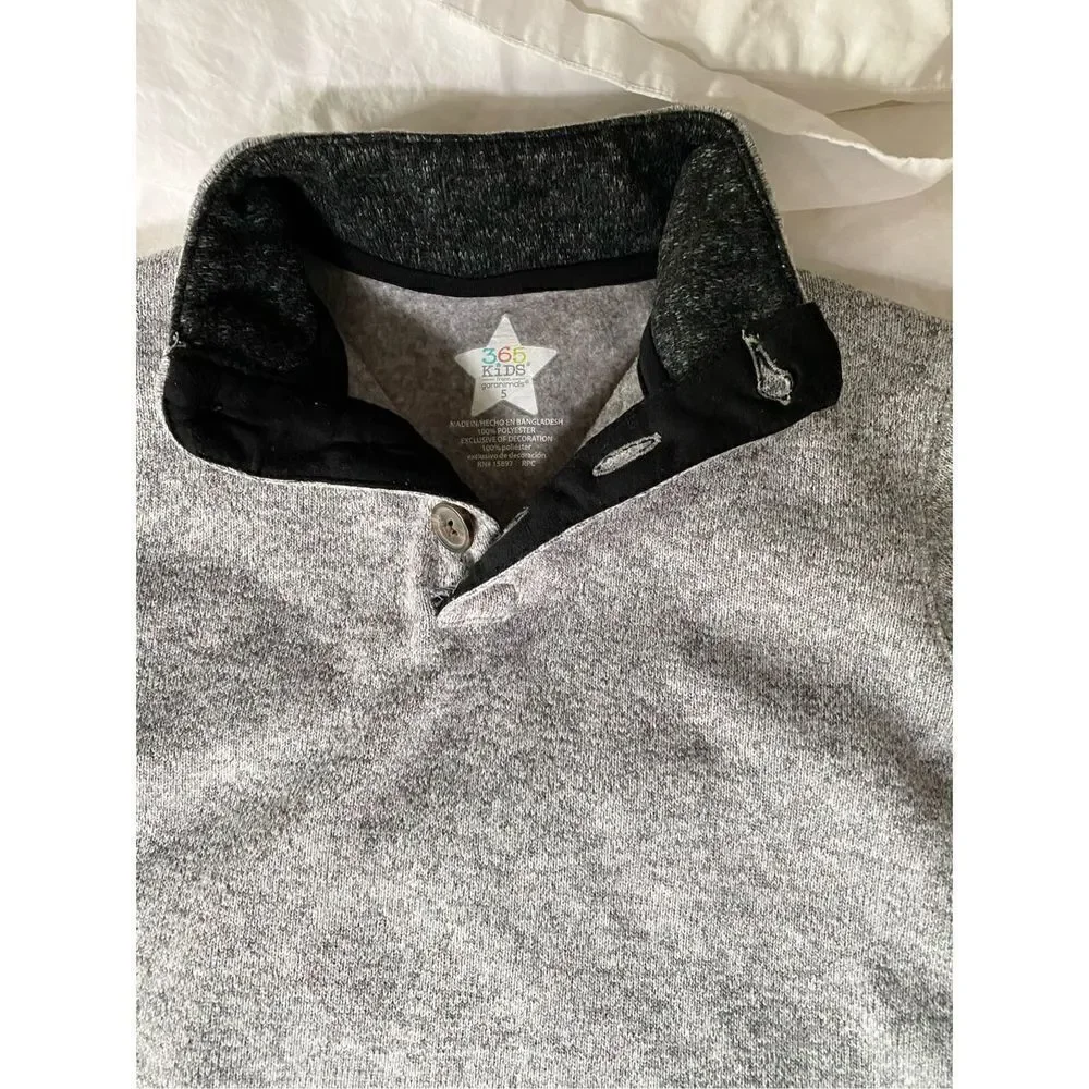 Geranimals Gray Fleece knit Sweater, Sz:5